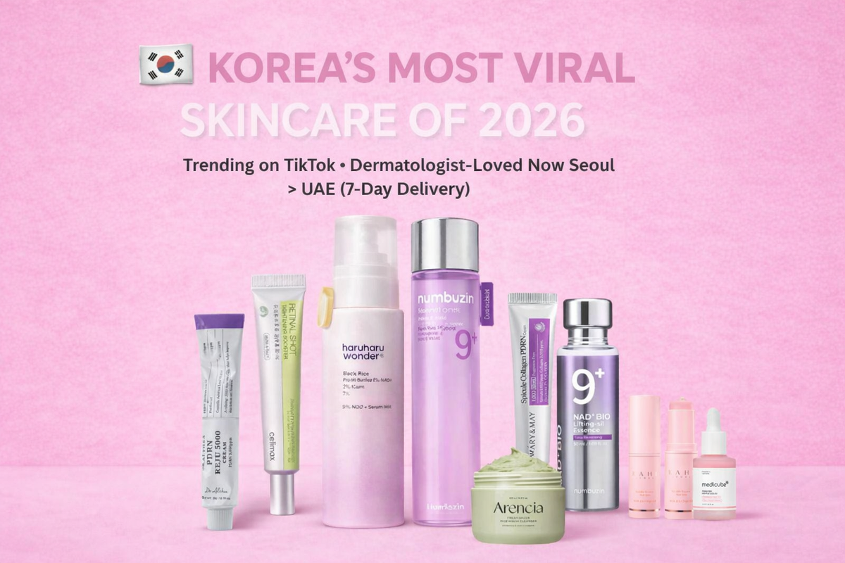 Viral Korean Skincare Products Taking Over UAE in 2026