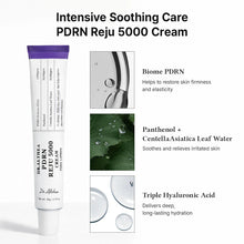 PDRN Reju 5000 Cream tube with product features on a white background