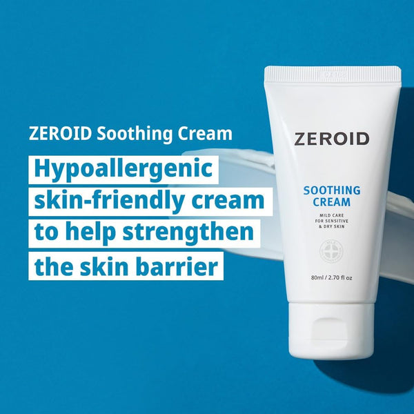 ZEROID Soothing Cream 80ml | Barrier Repair & Calm