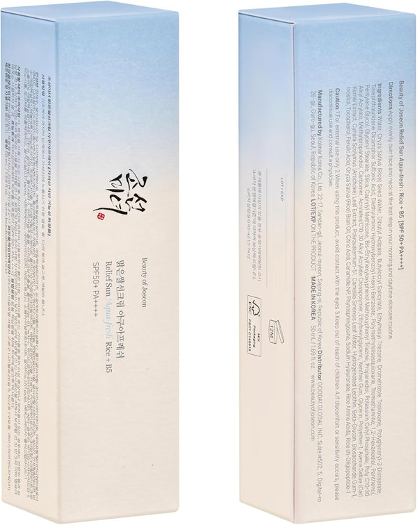 Beauty of Joseon - Relief Sun SPF50+ | Korean Skincare UAE