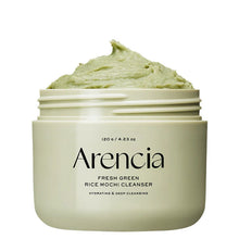Jar of Arencia Fresh Green Rice Mochi Cleanser on a white background