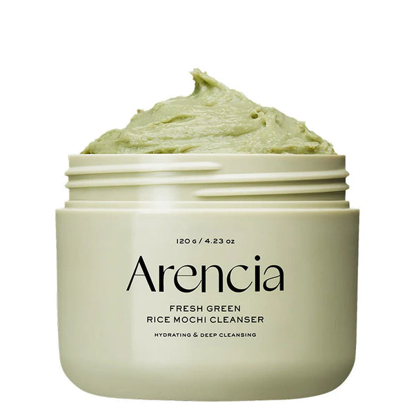 Arencia - Fresh Green Rice Mochi Cleanser 120g | Viral Deep Pore Cleanser & Mask for Glass Skin UAE