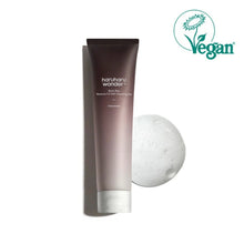 Haruharu Wonder skincare product with a white sphere and Vegan logo on a light background