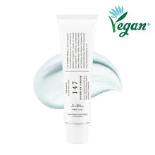Tube of Dr Althea 147 Barrier Cream with a swatch of cream on a white background, featuring the Vegan logo.