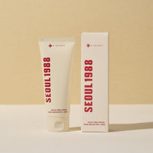 K-SECRET Seoul 1988 cream tube and box on a beige background