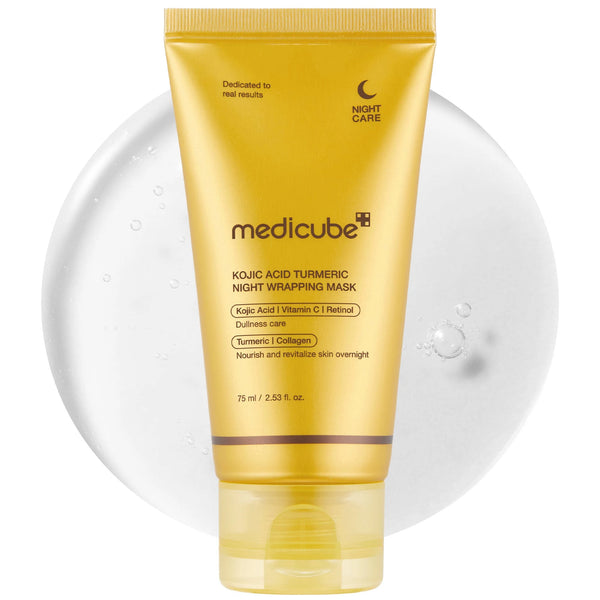 Medicube Kojic Acid Turmeric Night Wrapping Mask on a white background