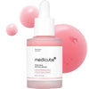 Medicube PDN Pink Peptide Serum bottle with pink bubbles on a white background