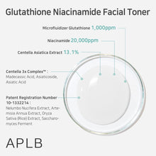 APLB Glutathione Niacinamide Facial Toner – 160ml - For Brightening - 100% Authentic Korean skincare in UAE – 100% Authentic Korean Skincare in UAE | Korean - Skincare Arabia