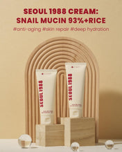 K - SECRET SEOUL 1988 Cream – 93% Snail Mucin + Rice Extract 50ml - Hydrating Korean Repair Cream – Korean - Skincare Arabia