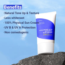 ISNTREE Hyaluronic Acid Natural Sun Cream 50ml – Korean Sunscreen SPF50+ for Hydrated, Protected Skin – Korean - Skincare Arabia