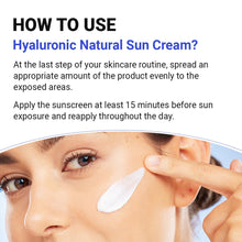 ISNTREE Hyaluronic Acid Natural Sun Cream 50ml – Korean Sunscreen SPF50+ for Hydrated, Protected Skin – Korean - Skincare Arabia