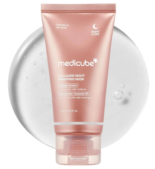 Medicube Collagen Night Wrapping Mask 75ml | Korean Face Mask for Firming Overnight Treatment in UAE – Korean - Skincare Arabia