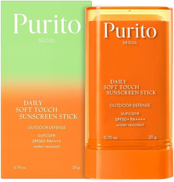 PURITO Seoul Daily Soft Touch Sunscreen Stick SPF50+ PA++++ – Lightweight Matte Sun Protection – Korean - Skincare Arabia