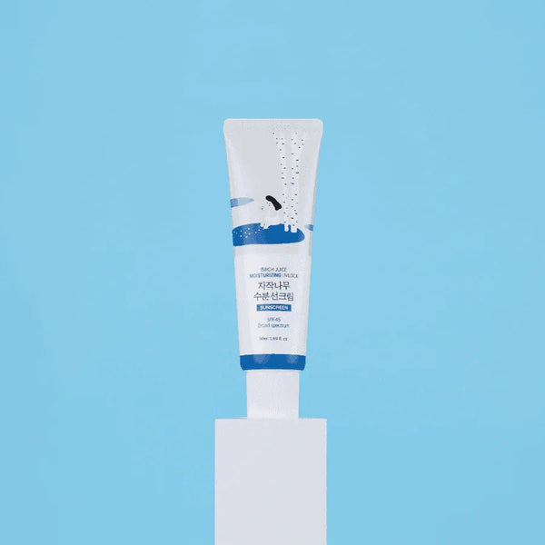 Round Lab Birch Juice Moisturizing Sun Cream SPF50+ PA++++ 50ml | Korean Sunscreen for Sensitive Skin in UAE – Korean - Skincare Arabia