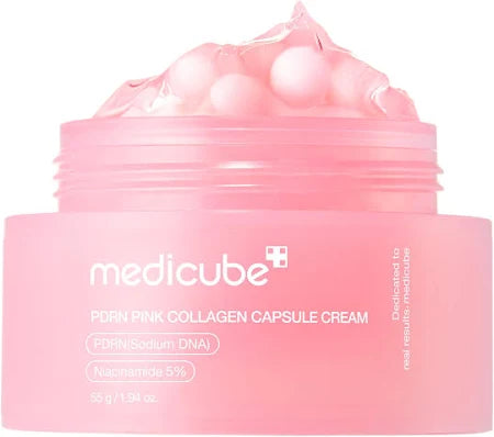 Medicube - PDRN Pink Collagen Capsule Cream 55g | K-Beauty Anti-Aging Cream for Skin Elasticity UAE