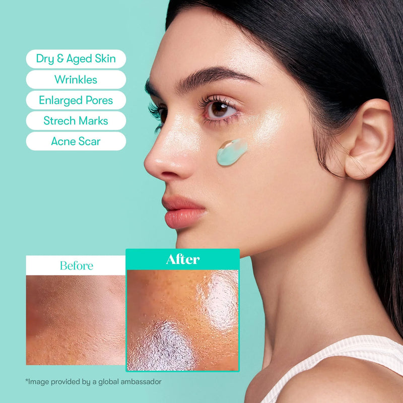 Hydrated glow and even skin tone